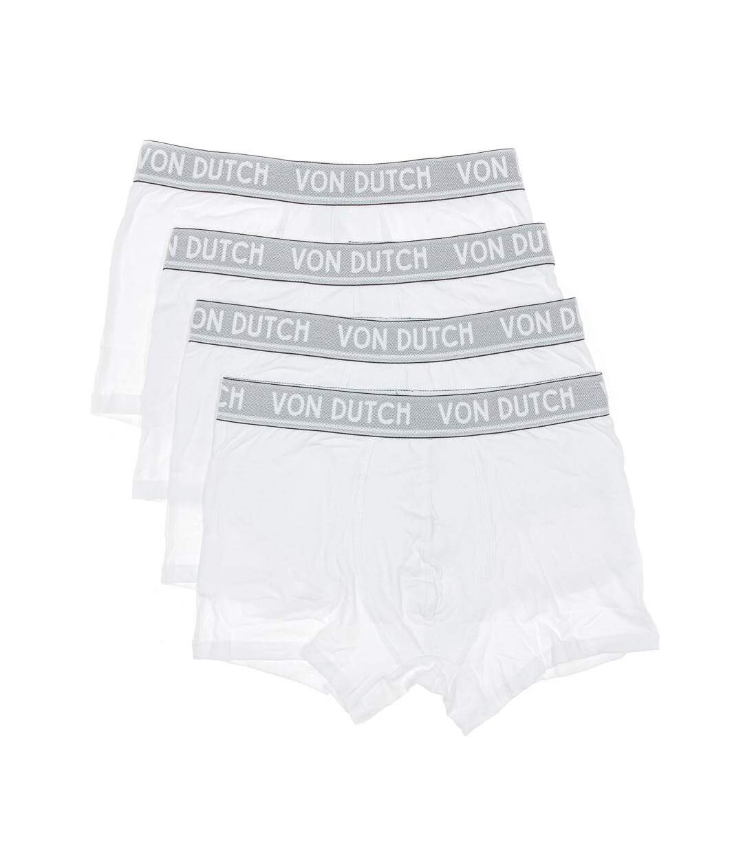 X4 Boxers Homme Blanc Von Dutch ORIAS - L-2