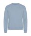 Unisex Adult Miami Round Neck Sweatshirt Soft Blue Clique-1