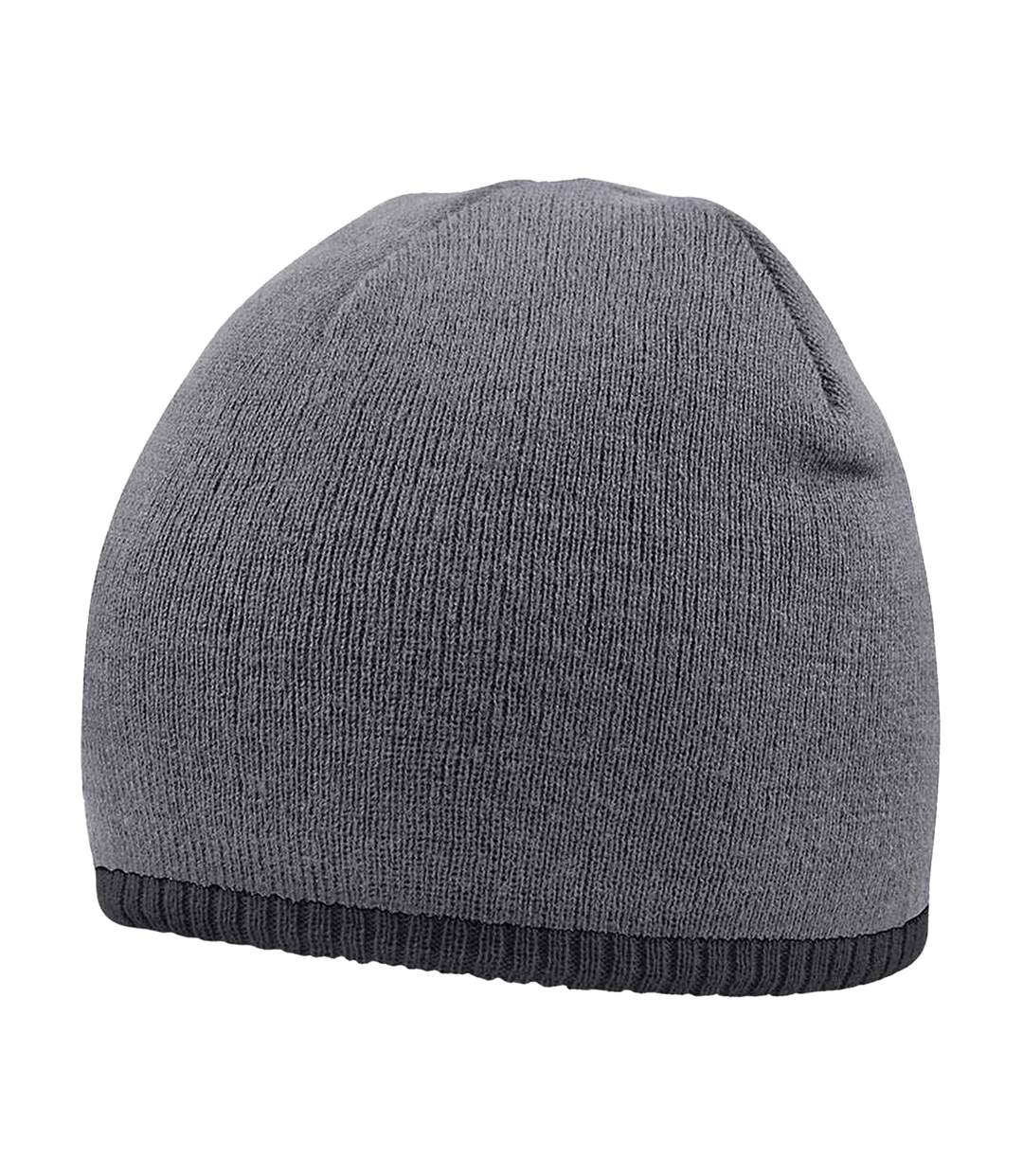 Bonnet Gris Noir Beechfield-2