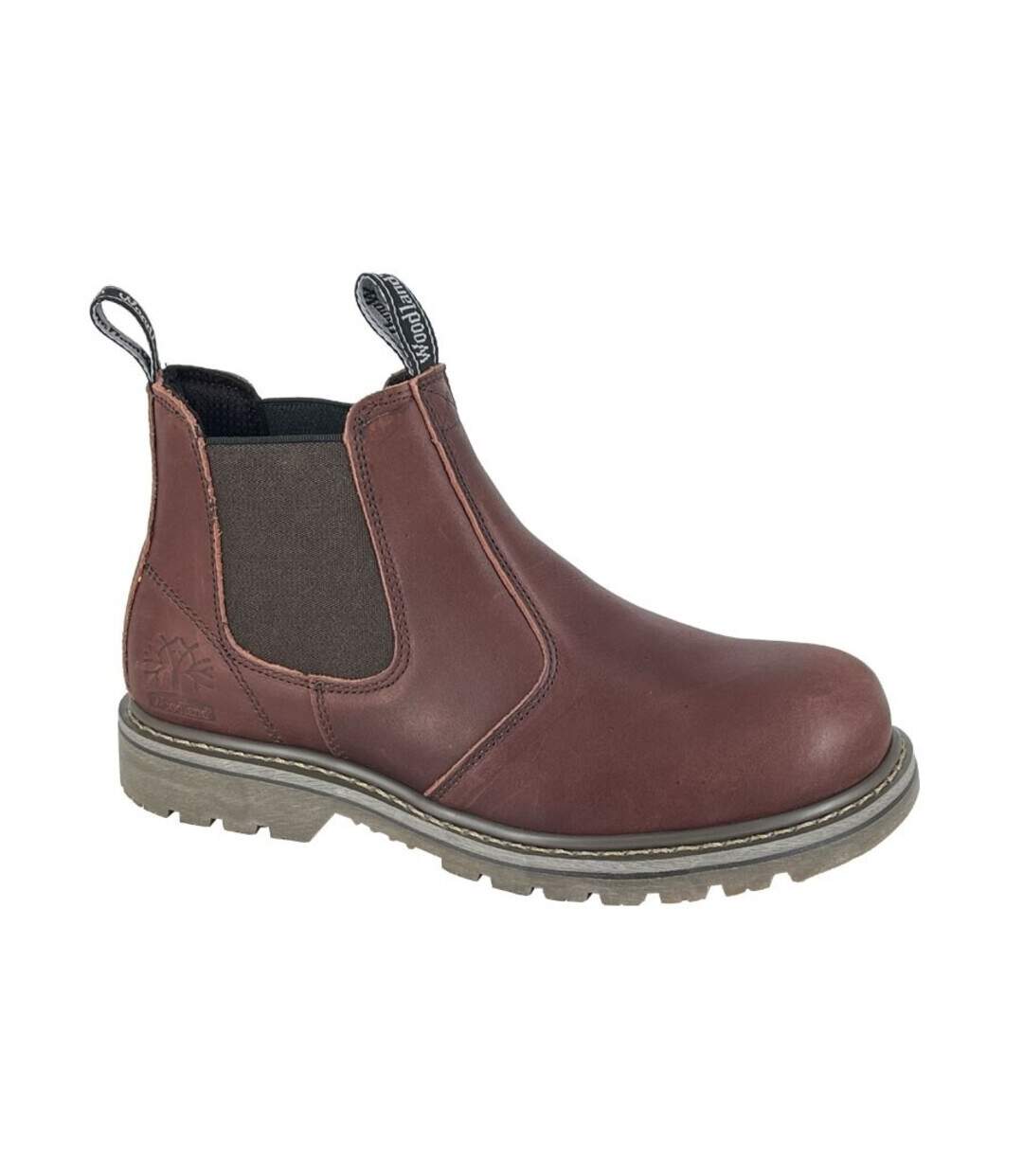 Bottines chelsea homme marron foncé Woodland-1