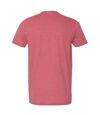 Gildan Mens Short Sleeve Soft-Style T-Shirt (Heather Cardinal)