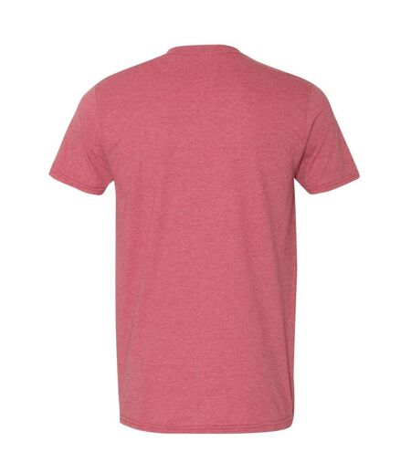 Gildan Mens Short Sleeve Soft-Style T-Shirt (Heather Cardinal) - UTBC484