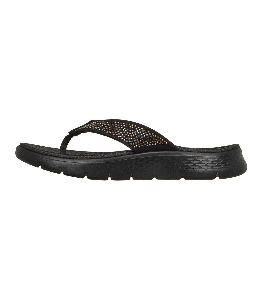 Tongs Motif/style Strass Go Walk Arch Fit Femme Noir Skechers-2