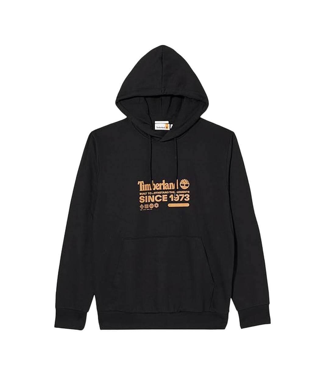 Sweat à capuche noir homme timberland 1 tier 3-1
