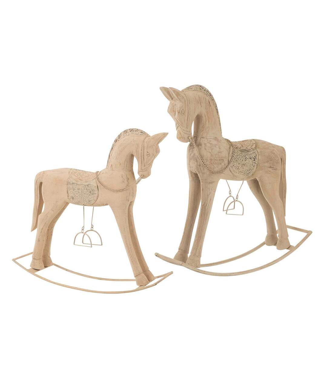 Cheval à Bascule en Bois Wiley 53cm Naturel-2