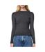 Pull noir brillant  femme pieces crista - l-1