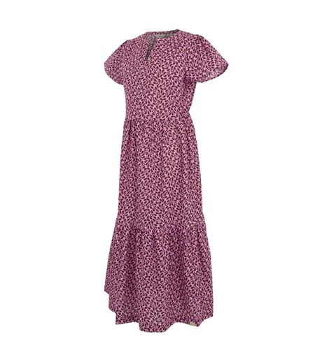 Robe mi-longue orla kiely femme lilas Regatta