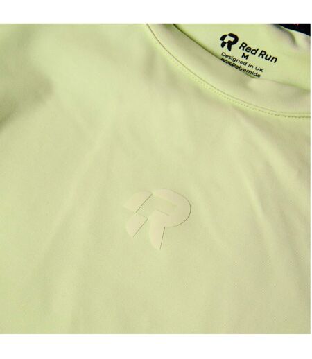 T-shirt Motif/style Uni Femme Orange Red Run