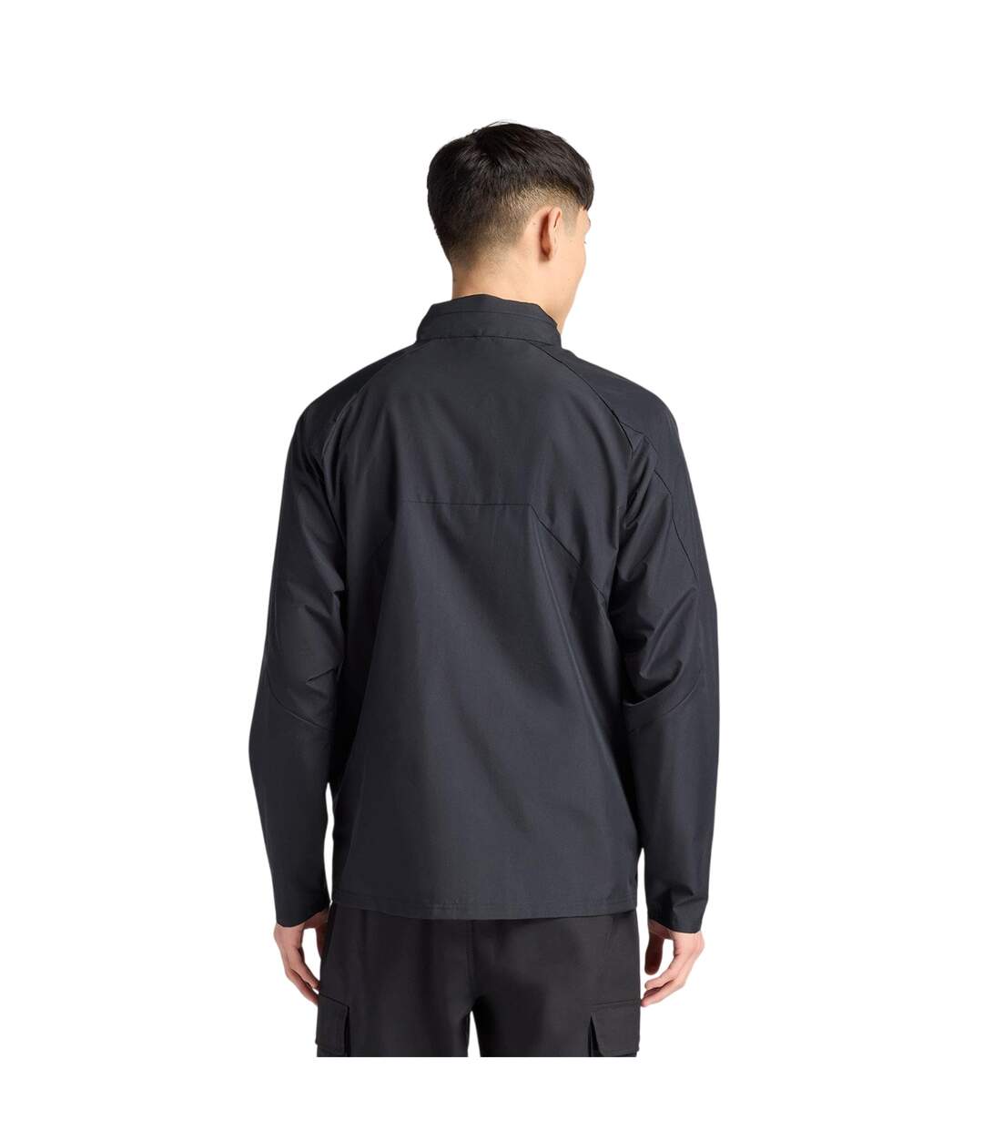 Mens Two Tone Woven Hooded Jacket Black New Balance-2