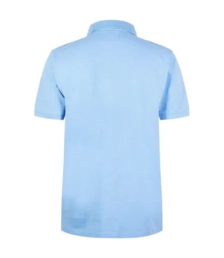 Mens Classic Embroidered Logo Polo Shirt Sky Jack Wills