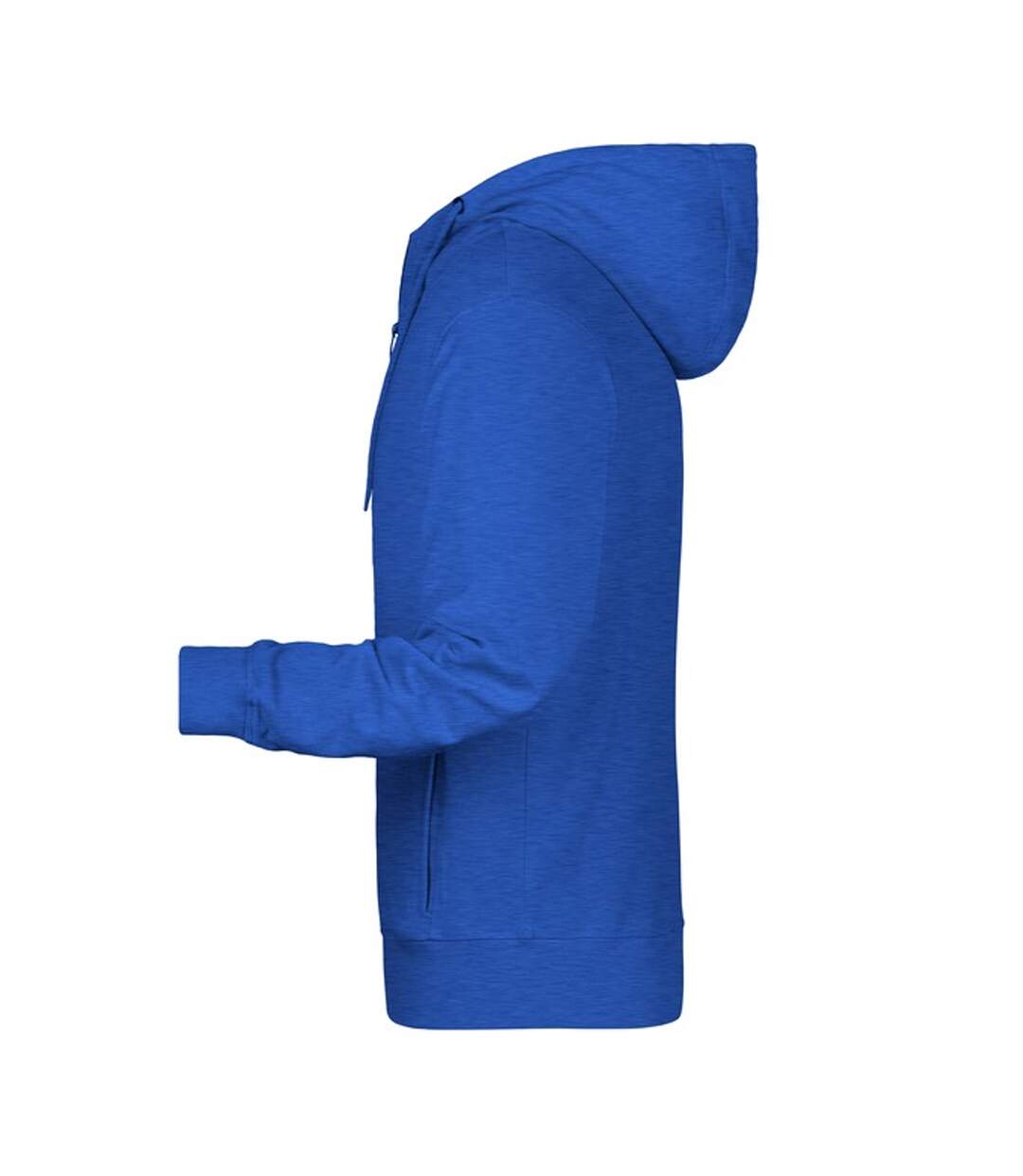 Veste À Capuche Homme Bleu Roi Chiné James And Nicholson-3