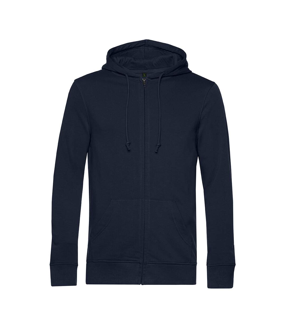 Veste à capuche organic homme bleu marine B&C-1