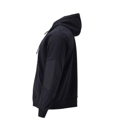 Mens Customised Windproof Full Zip Hoodie Dark Navy Mascot