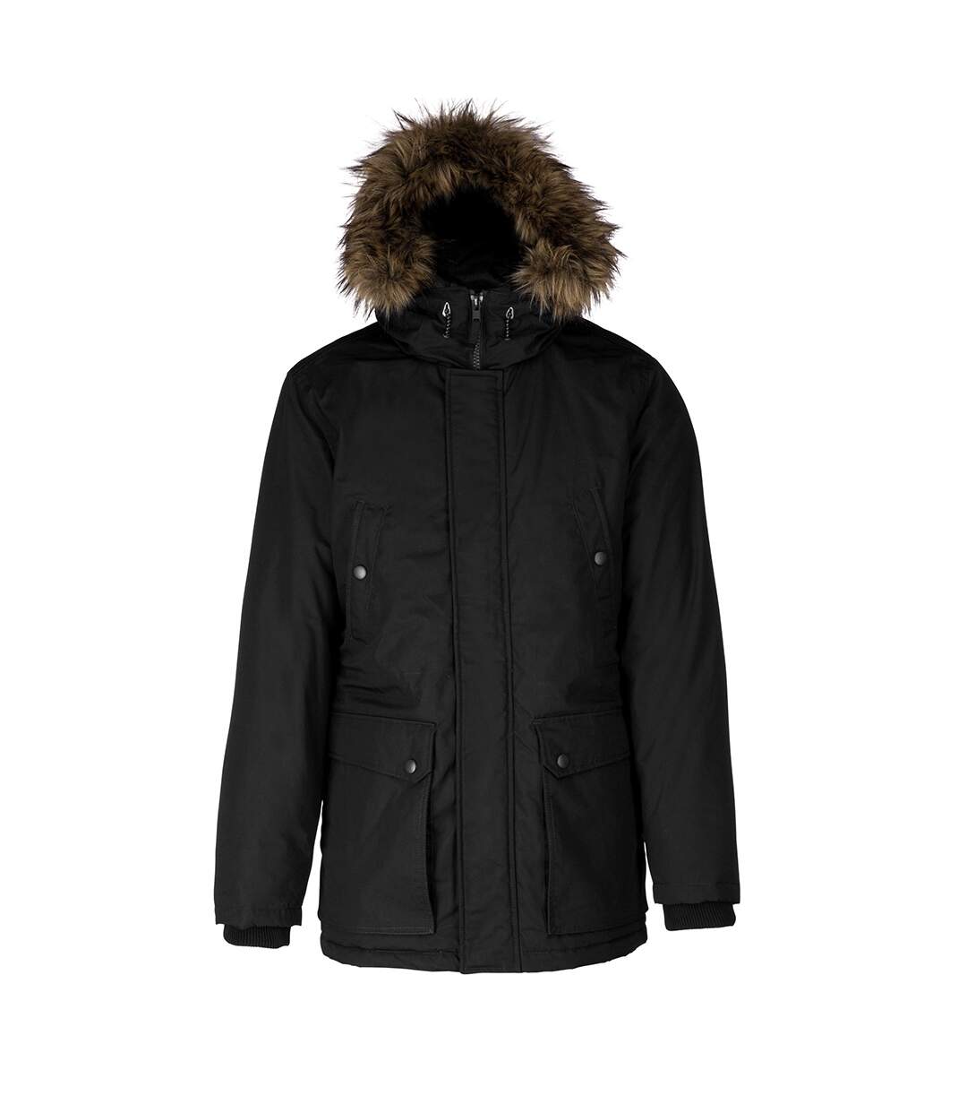 Kariban Adultes Unisexe Parka Jacket d'hiver (Noir) - UTPC3818