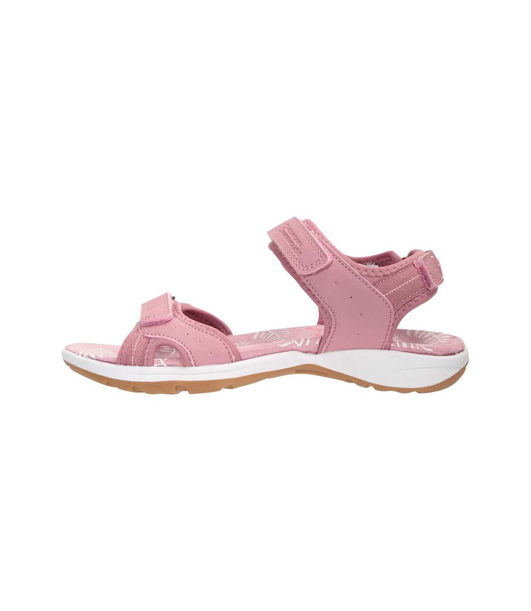 Womens/ladies athens leaves sandals pink Mountain Warehouse-3