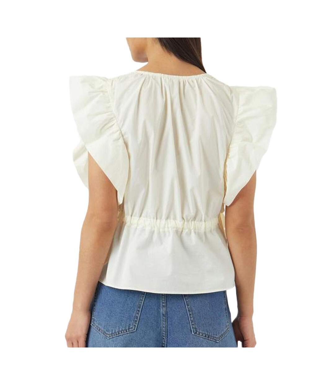 Blouse blanc femme yas 26037290-2