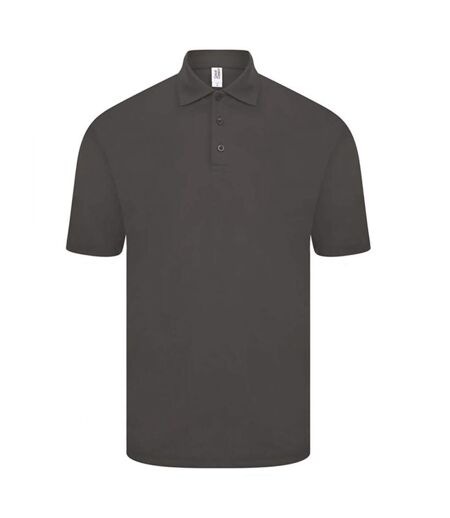 Casual Classics Mens Original Tech Pique Polo Shirt (Charcoal) - UTAB504