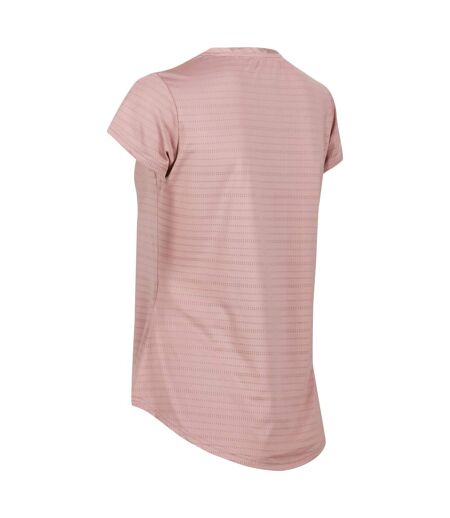 T-shirt limonite femme mauve clair Regatta