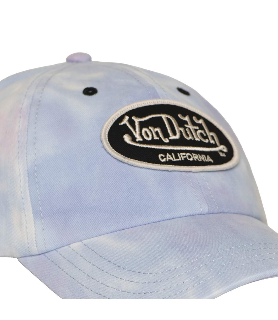 Casquette Dad Cap avec écusson brodé Tie and Dye Vondutch-3