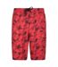 Mens Printed Swim Shorts Red Mountain Warehouse-1