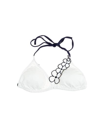 Haut de Bikini Triangle Blanc/Bleu Femme Nana Cara Julia - 36