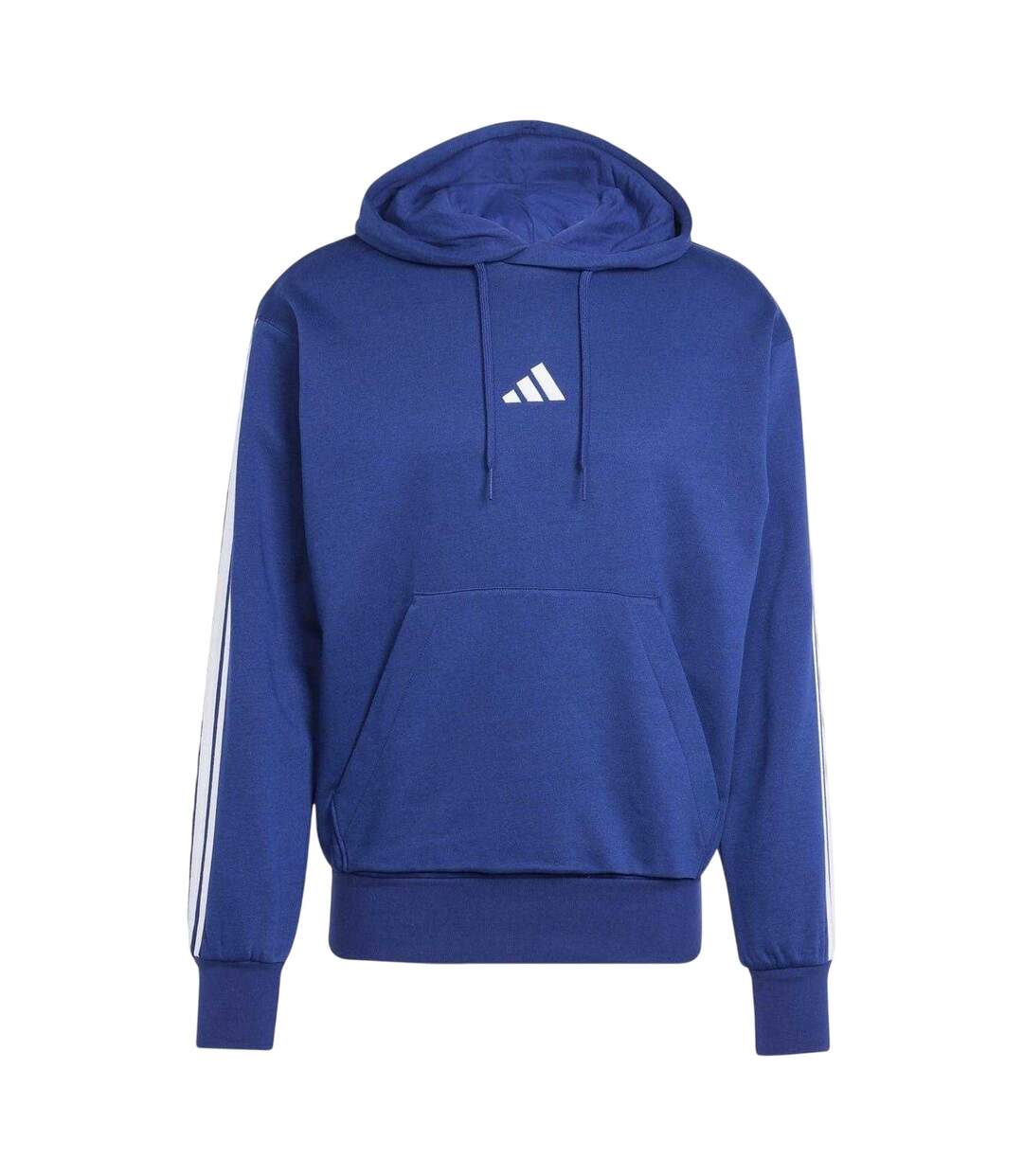 Sweat À Capuche Motif/style 3 Rayures Essentials Homme Gris Foncé Noir Adidas-2