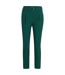 Womens/ladies Tapiah Cropped Regular Trousers Green Boss-1