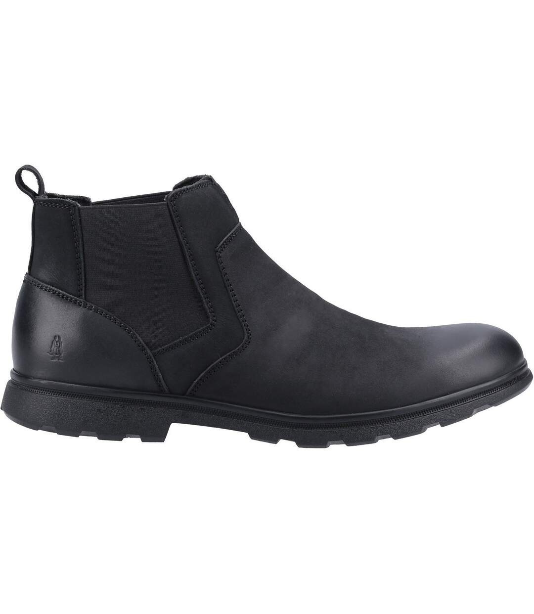 Bottines tyrone homme noir Hush Puppies-3