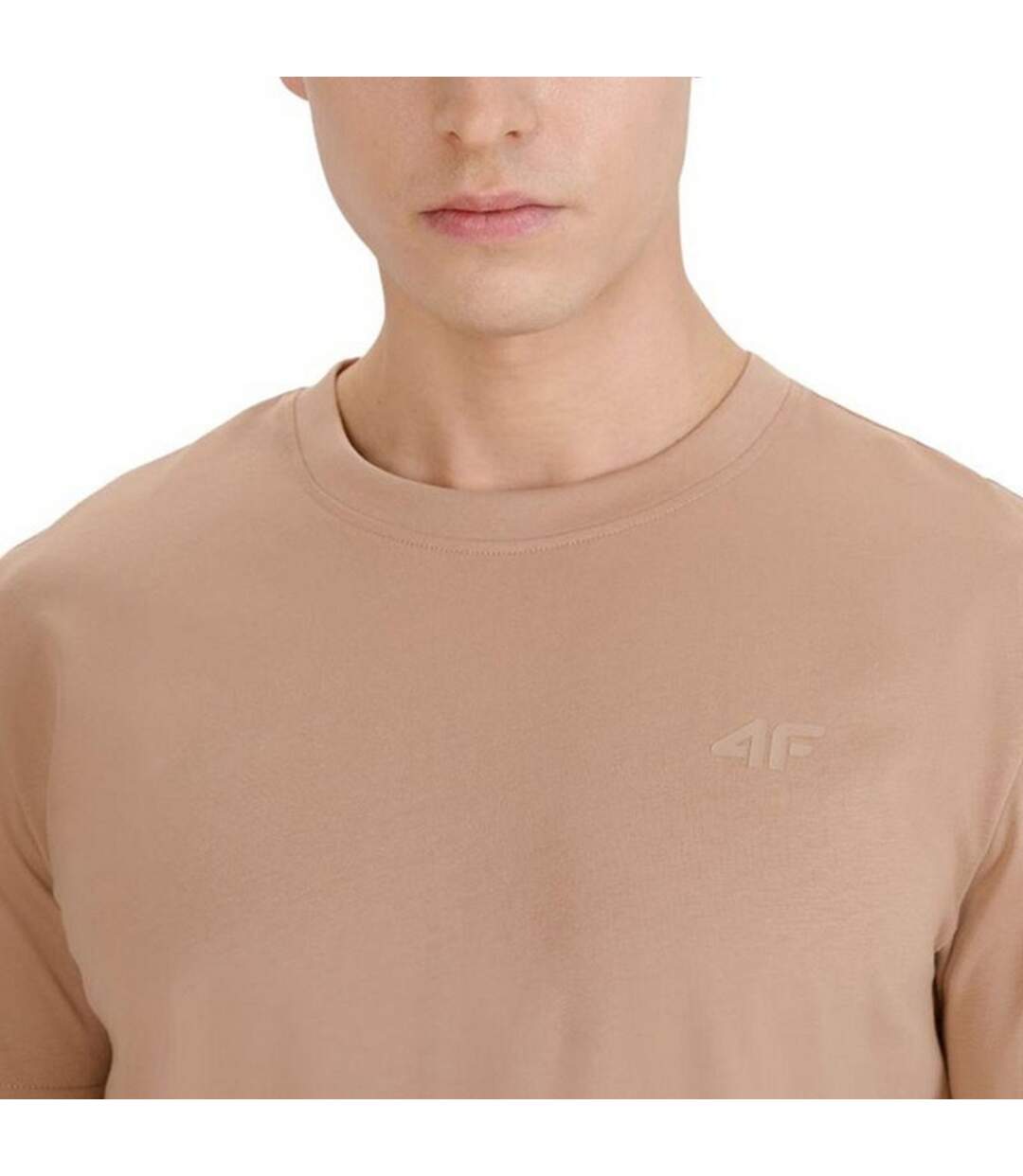 T-shirt Wss25ttshm2074 Homme Beige 4F-4