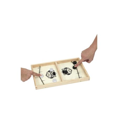 Jeu de Hockey en Bois Palets 35cm Naturel