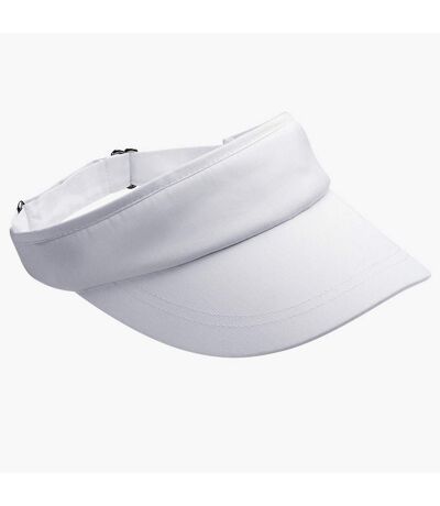 Beechfield Unisex Sports Visor / Headwear (Pack of 2) (White) - UTRW6706