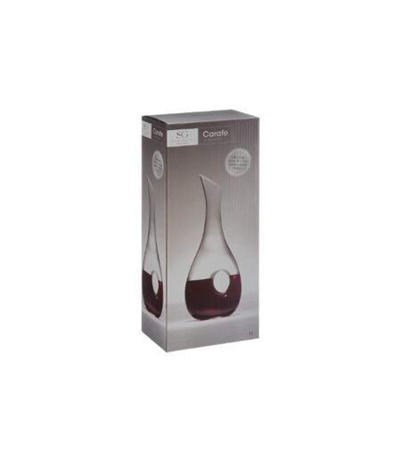 Carafe Design en Verre Goutte 1L Transparent