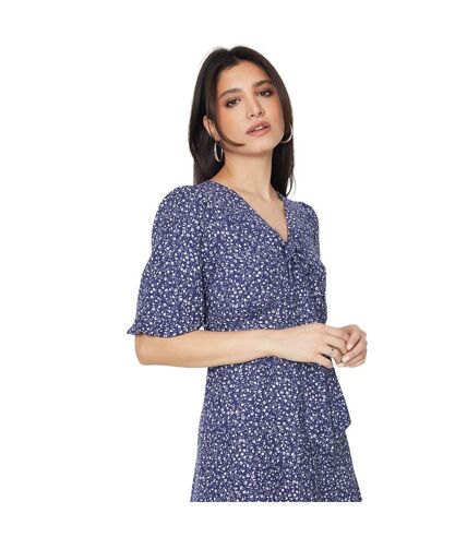 Robe mi-longue femme bleu marine Dorothy Perkins