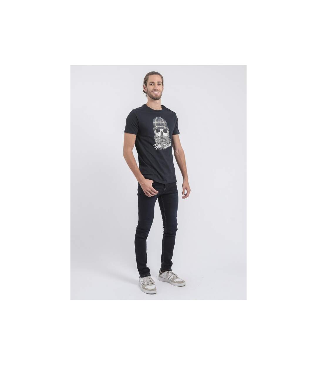 T-shirt col rond pur coton JUMAX-4