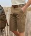 Men's Brown Cargo Shorts