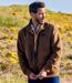 Jacke in Wildlederoptik mit Fleecefutter-3