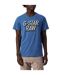 Mens Lettering Organic Cotton Regular T-shirt Retro Blue G-Star-3