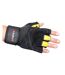 Gants Sport Adulte Noir Jaune HMS-1