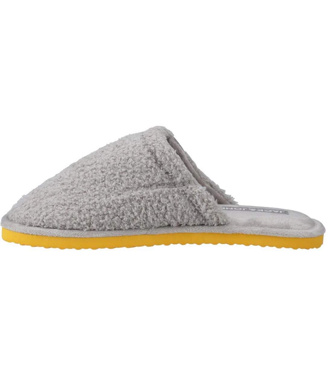 Chaussons Harry Fluff Homme Gris Jack And Jones-3
