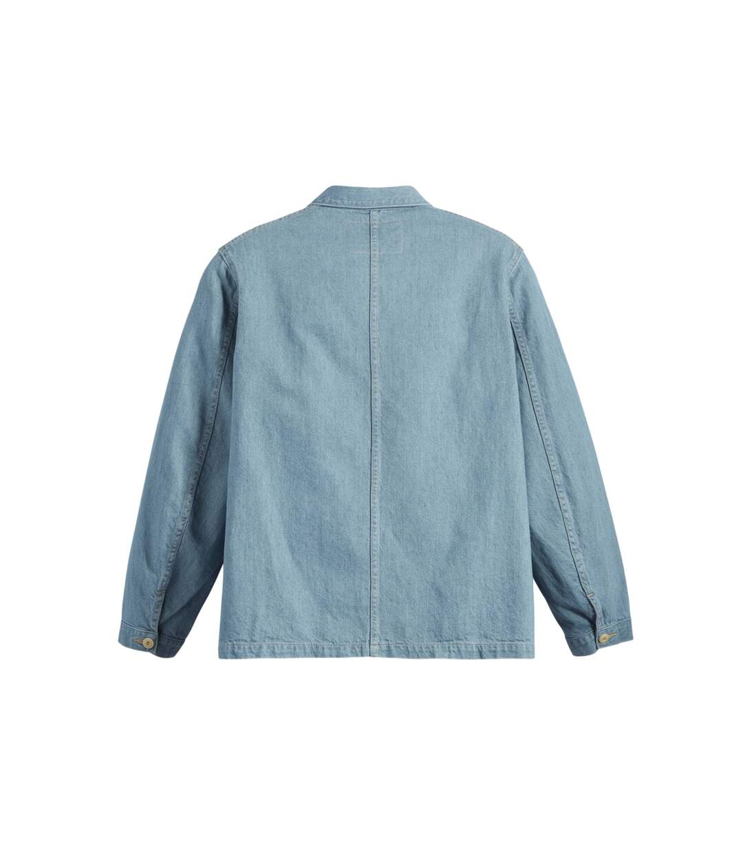 Mens Denim Shirt Jacket Blue Indigo Levis-3