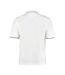 Polo st mellion homme blanc / bleu marine Kustom Kit Kustom Kit