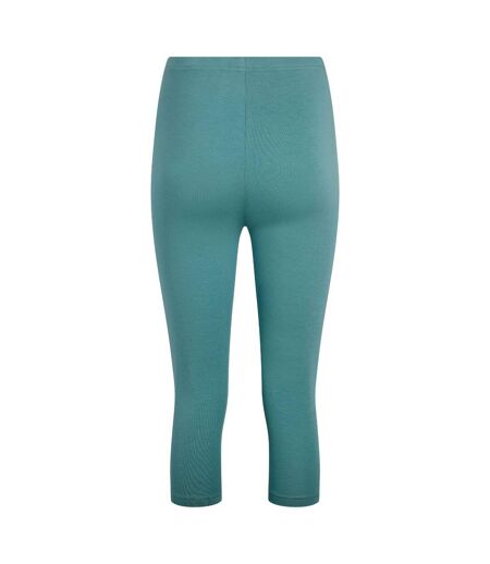 Womens/ladies blondie cropped leggings mineral blue Weird Fish