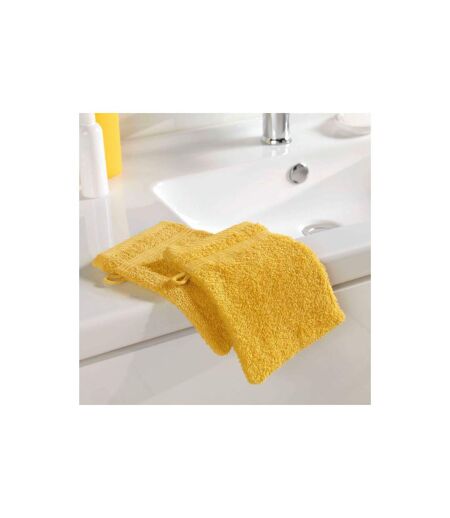 Lot de 2 Gants de Toilette Tendresse 15x21cm Mimosa