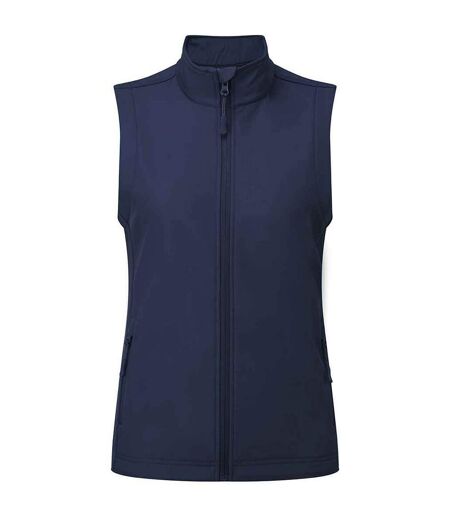 Premier Womens/Ladies Windchecker Vest (Navy)
