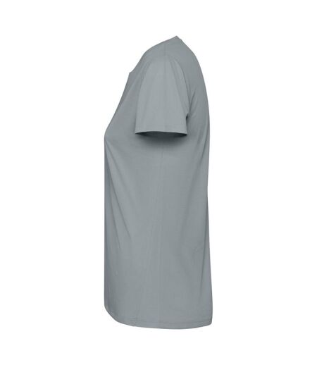 Womens/ladies Estoril Short-sleeved T-shirt Grey Roly