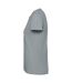 Womens/ladies Estoril Short-sleeved T-shirt Grey Roly-4
