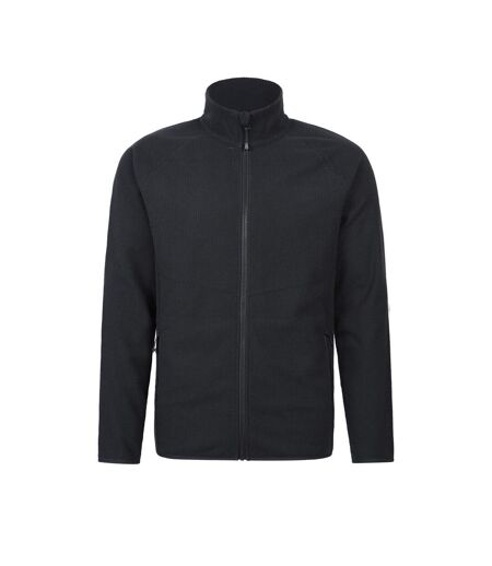 Mens Milburn Fleece Jacket Black Mountain Warehouse