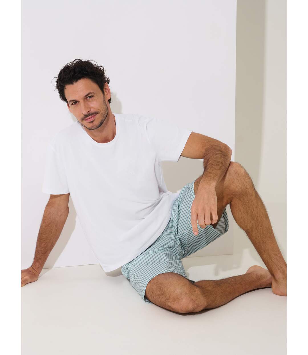 Pyjama tenue d'intérieur short t-shirt ARION Lisca Men-2