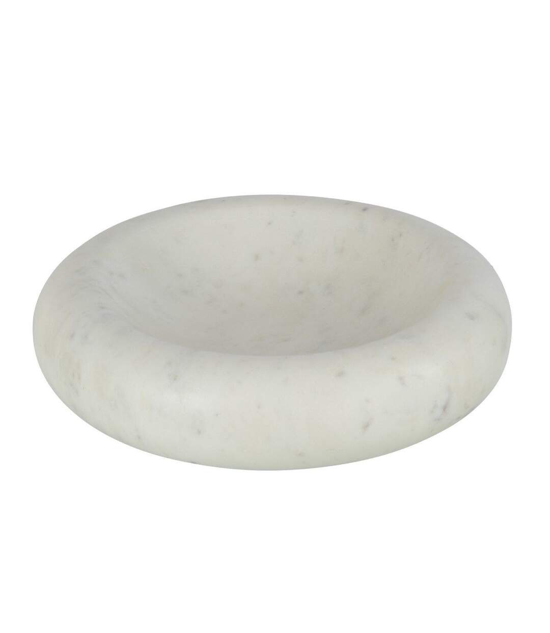 Vide-Poche en Marbre Puglia 29cm Blanc-1