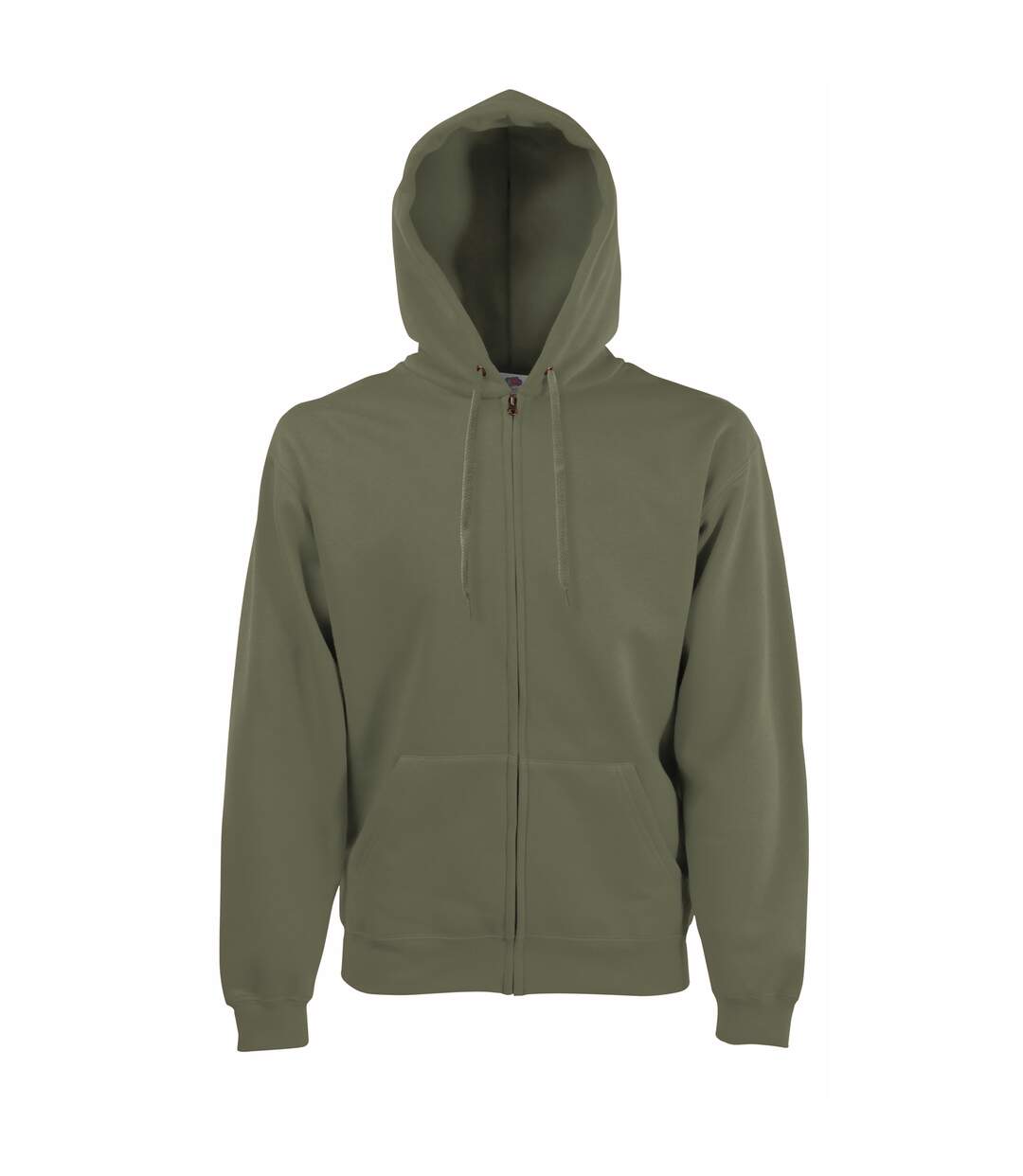 Fruit Of The Loom Mens Premium 70/30 Hooded Zip-Up Sweatshirt / Hoodie (Classic Olive)